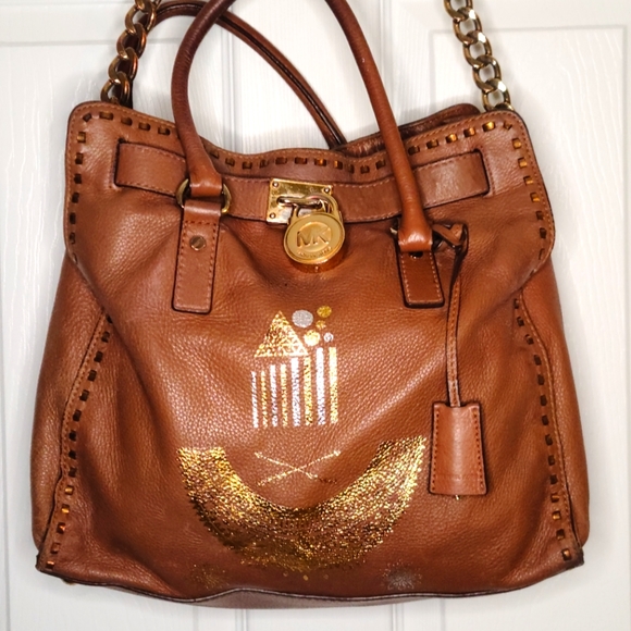 Michael Kors Handbags - Michael Kors LIMITED EDITION Large Leather Hamilton Bag